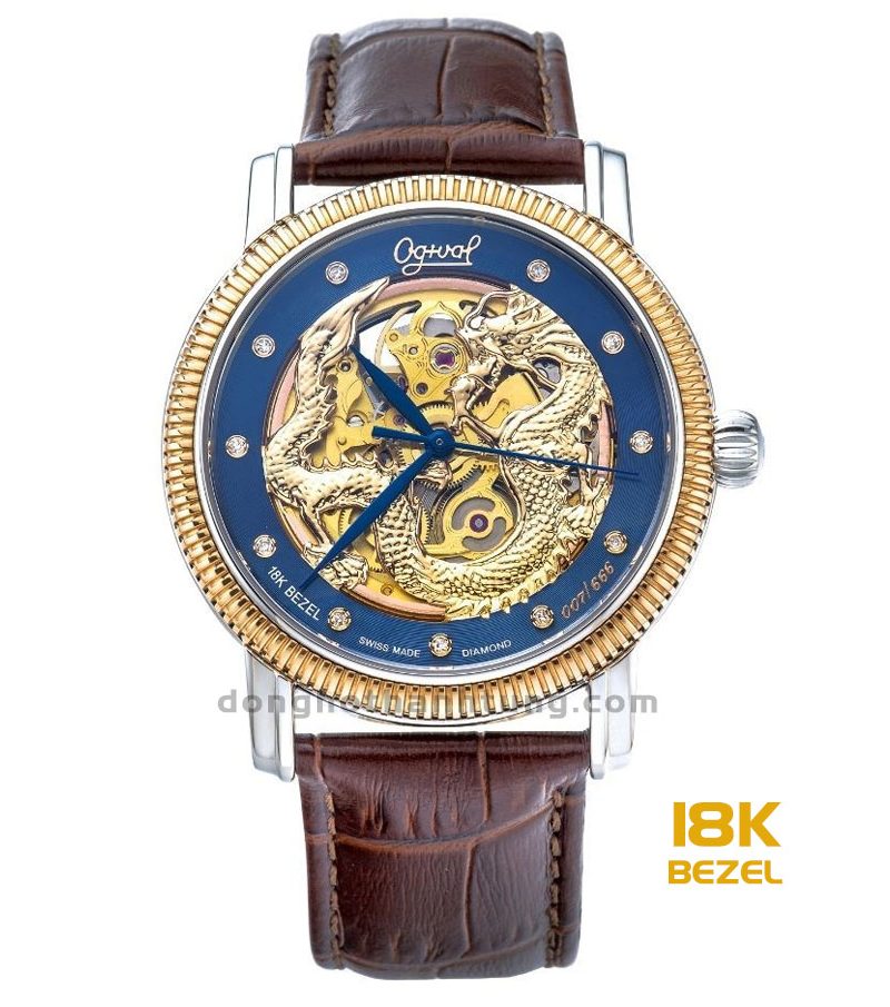 Đồng hồ Ogival OG358-18.65AG42SR-GL-X