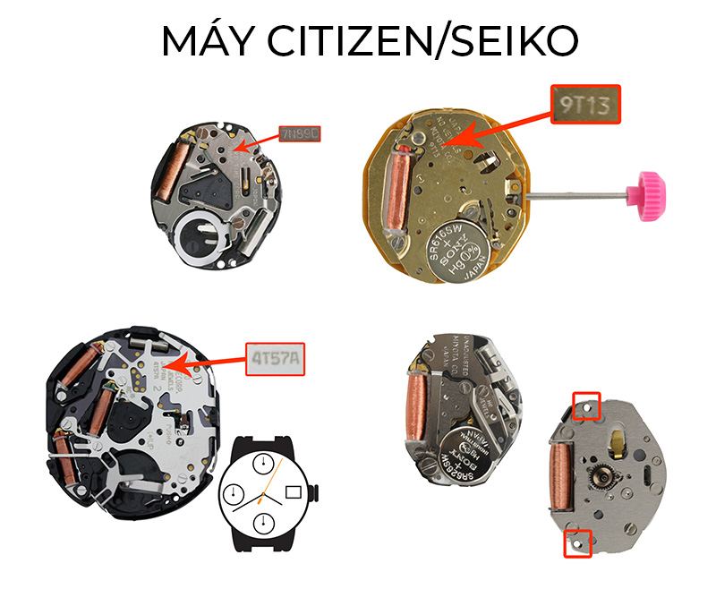 Thay the may Citizen Seiko