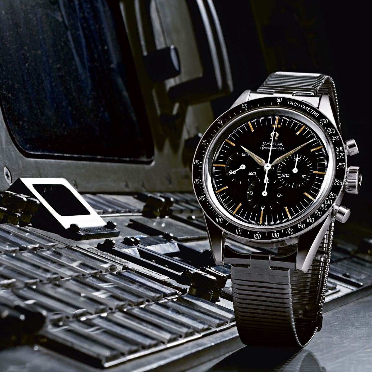 Chiếc đồng hồ bấm giờ Speedmaster được phi hành gia Wally Schirra đeo trong chuyến bay kéo dài 9 giờ 13 phút 11 giây trên tàu vũ trụ Sigma 7